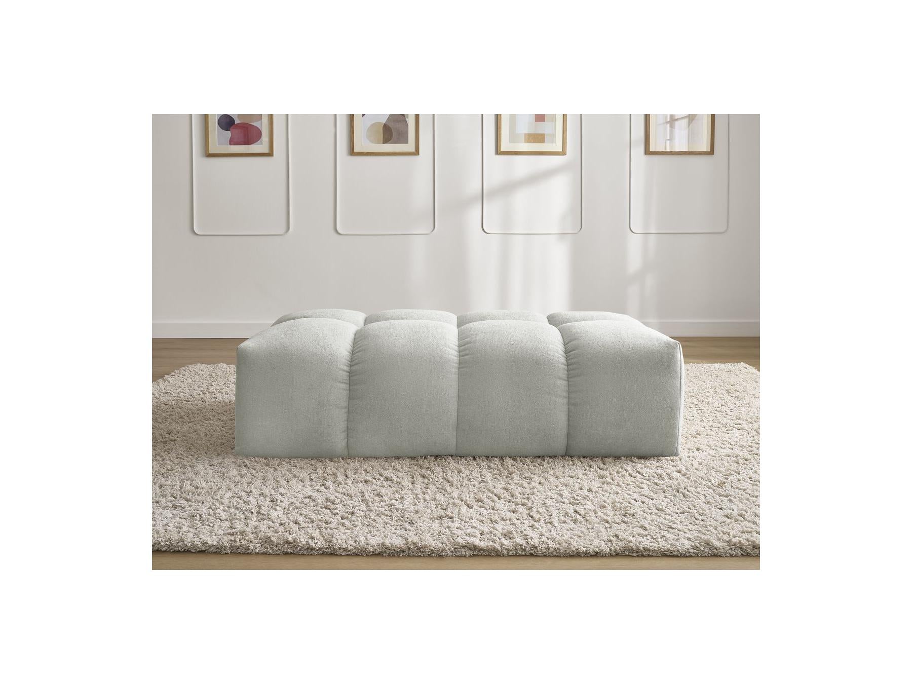 Everest - Petit Pouf - Tissu Texturé