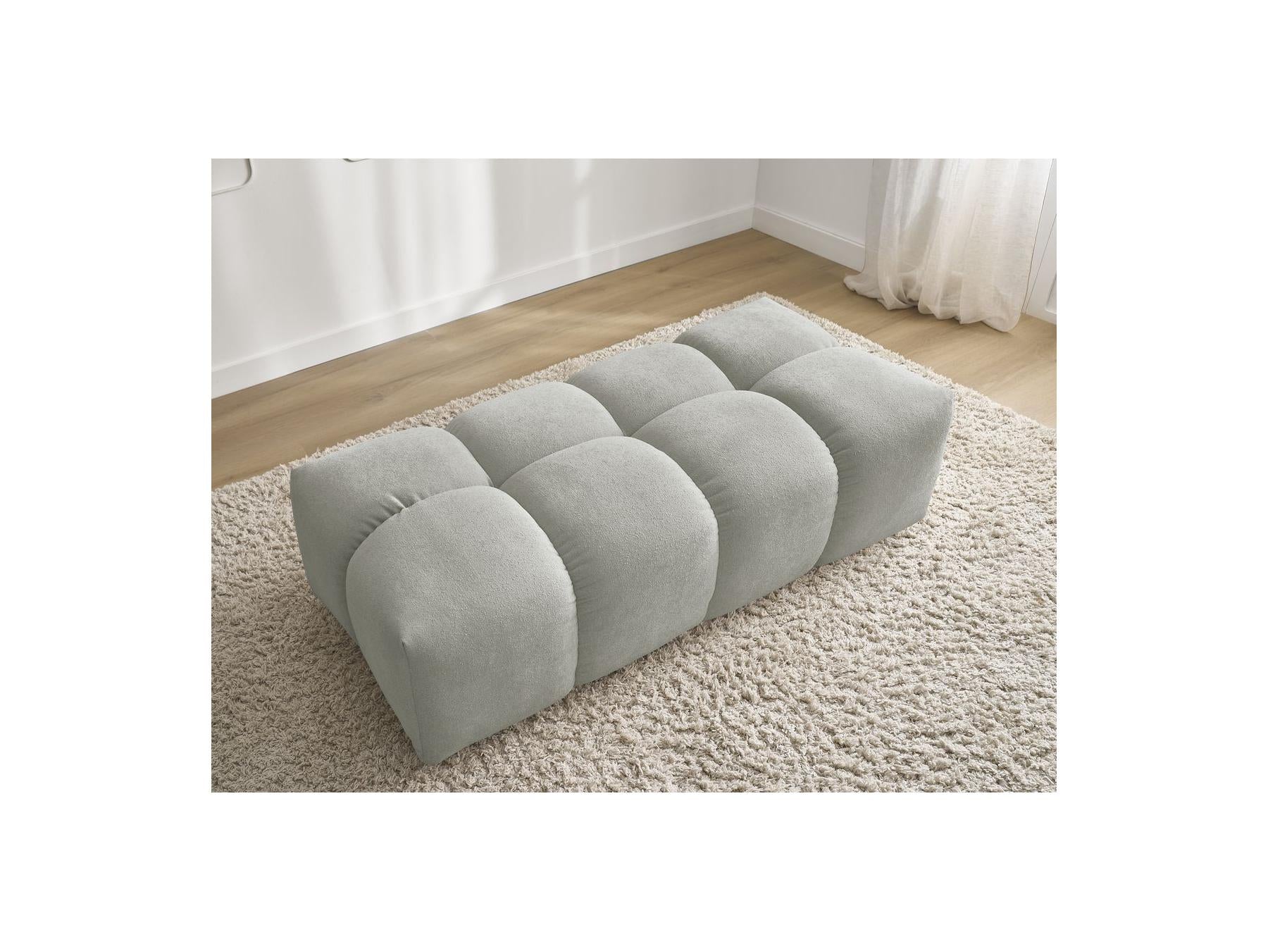 Everest - Petit Pouf - Tissu Texturé