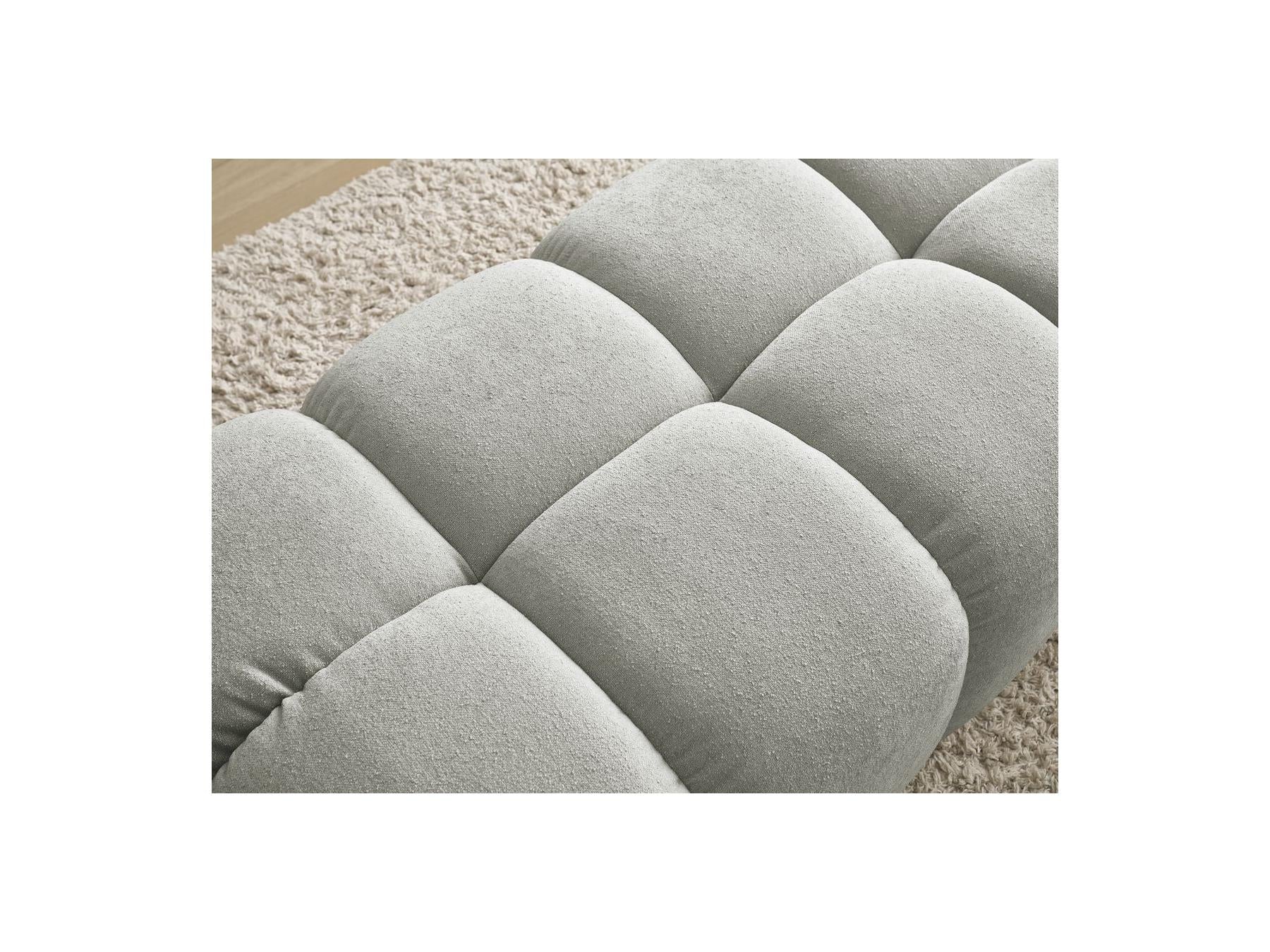 Everest - Petit Pouf - Tissu Texturé