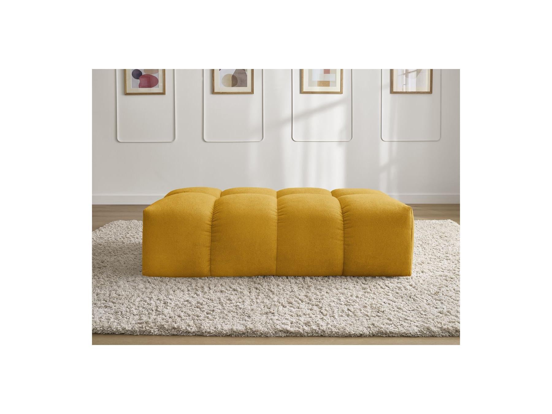 Everest - Petit Pouf - Tissu Texturé
