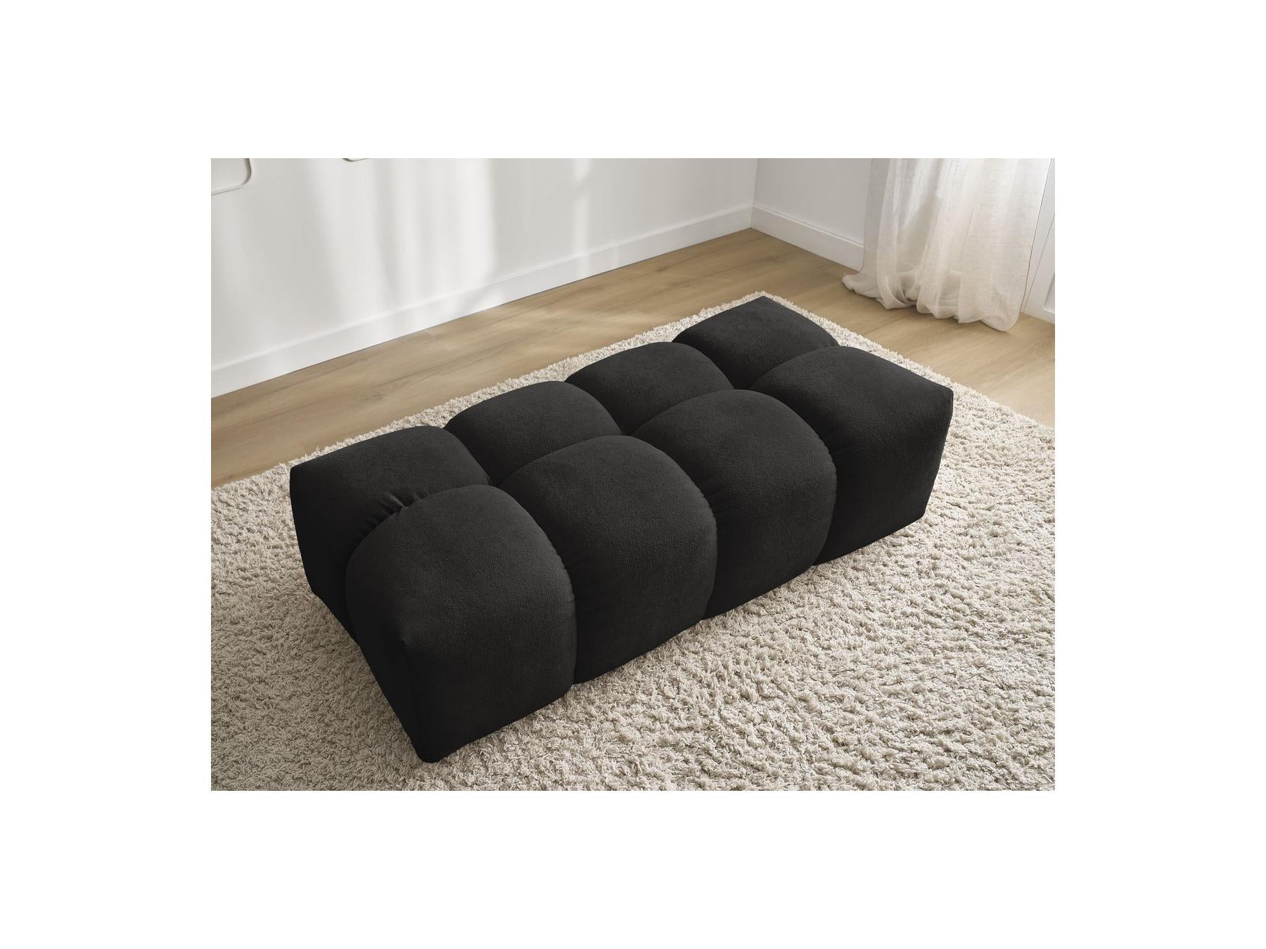 Everest - Petit Pouf - Tissu Texturé