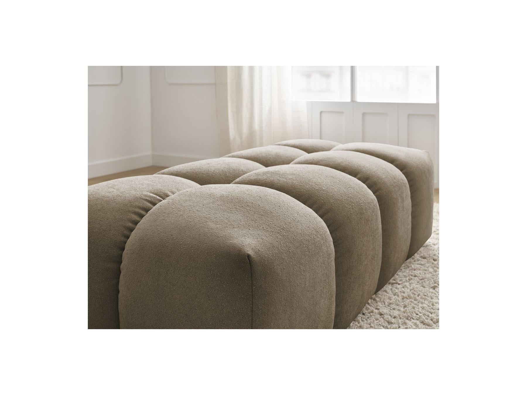 Everest - Petit Pouf - Tissu Texturé