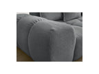 Everest - Canapé Droit Convertible Coffre - Tissu Chiné - 5 Coussins