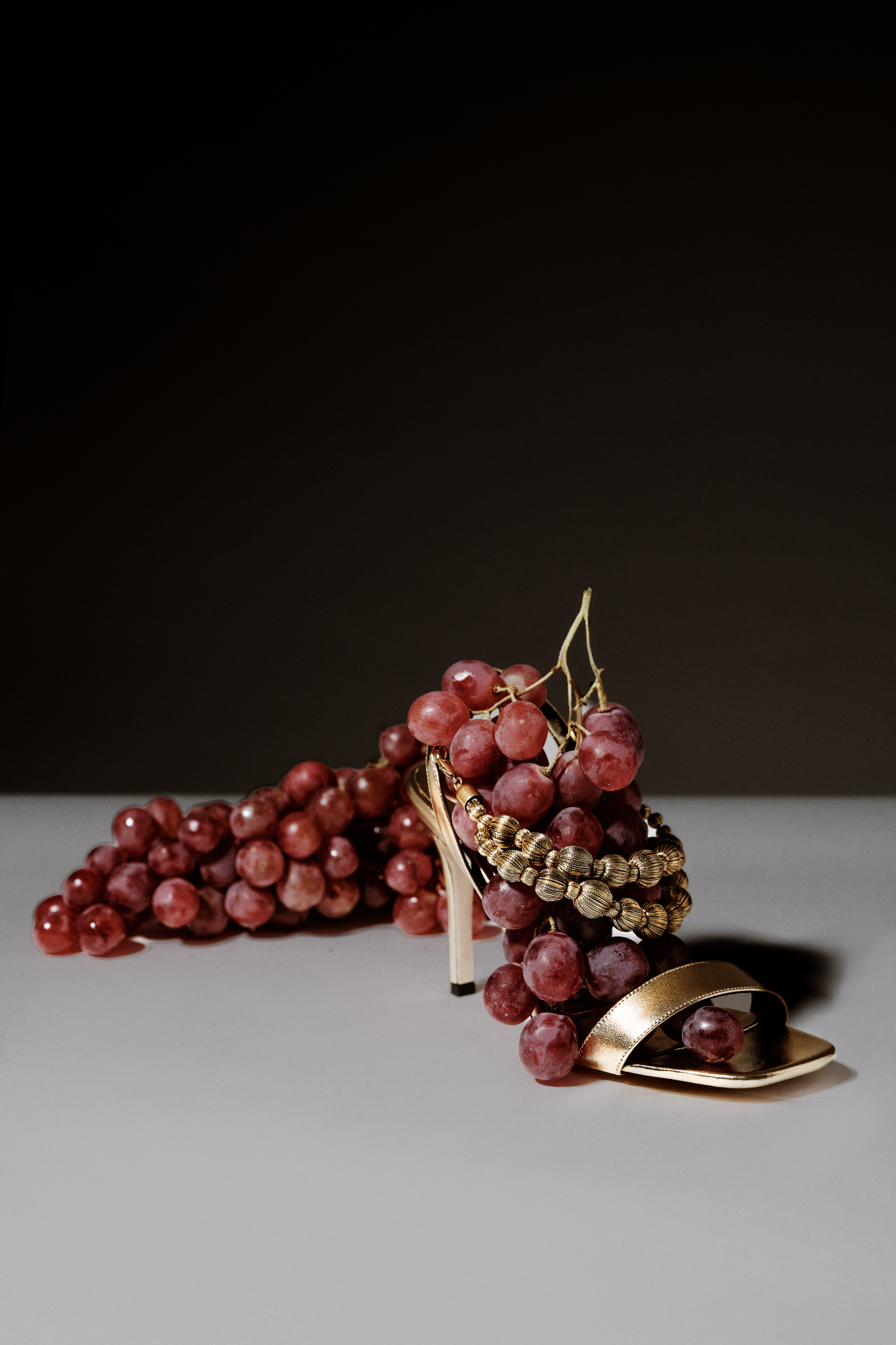 Lyra Gold High-Heel Sandal