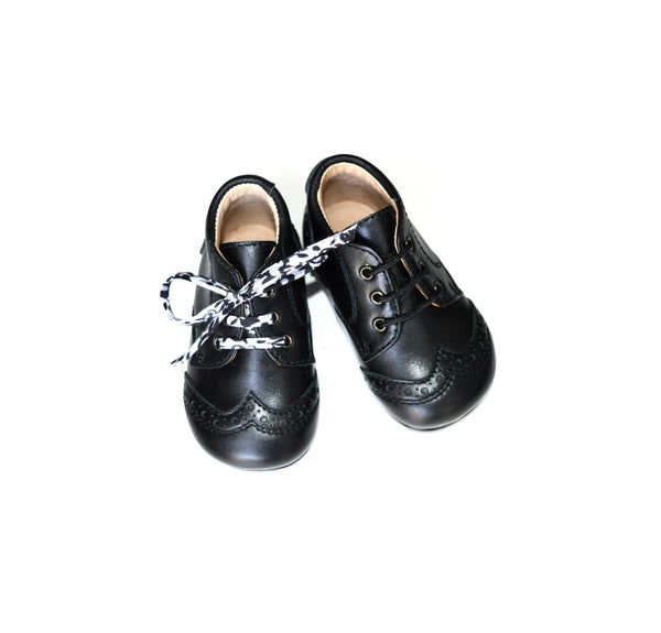 Chaussures Bottillons Adonis Bout Golf - Cuir Noir - Mixte