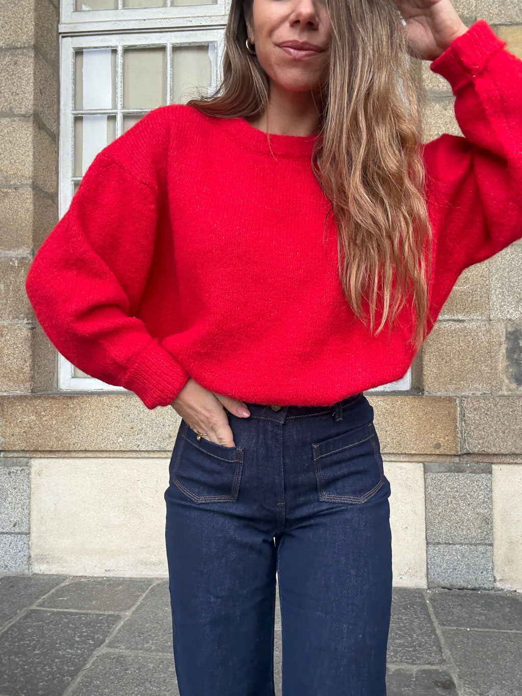 Pull Louise Rouge