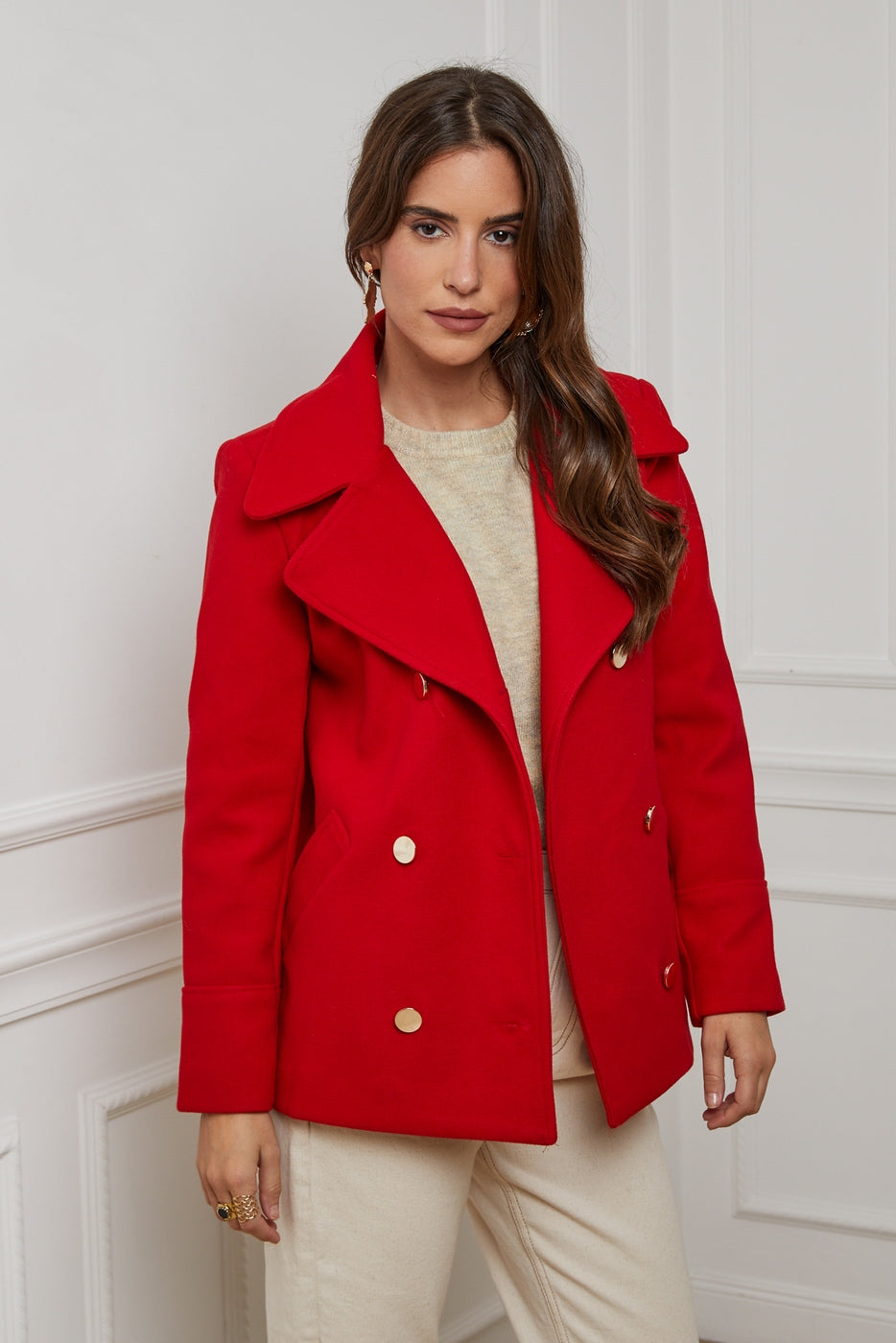 Manteau 320 - Rouge