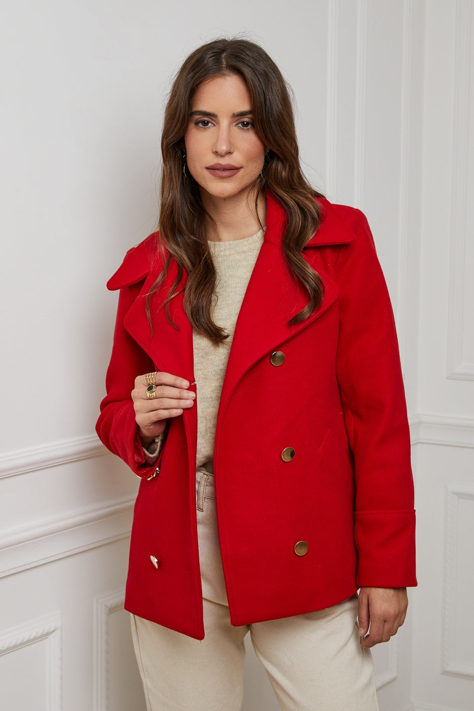 Manteau 320 - Rouge