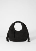 Sac S Petit Modèle Adelice À Franges - Noir