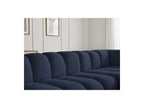 Talia - Canapé D'Angle Fixe - Tissu Chiné - Angle Droit
