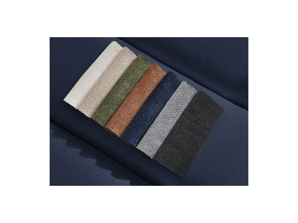 Talia - Canapé D'Angle Fixe - Tissu Chiné - Angle Droit
