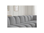 Talia - Canapé D'Angle Fixe - Tissu Chiné - Angle Droit