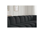 Talia - Canapé D'Angle Fixe - Tissu Chiné - Angle Droit