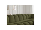Talia - Canapé D'Angle Fixe - Tissu Chiné - Angle Droit