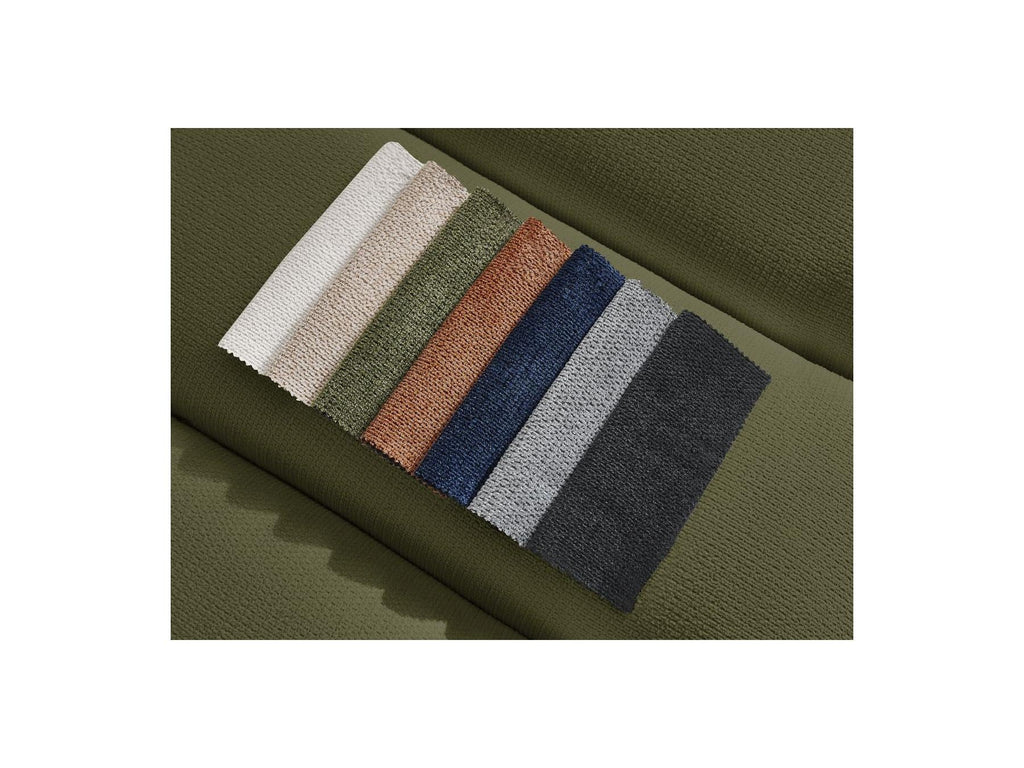 Talia - Canapé D'Angle Fixe - Tissu Chiné - Angle Droit