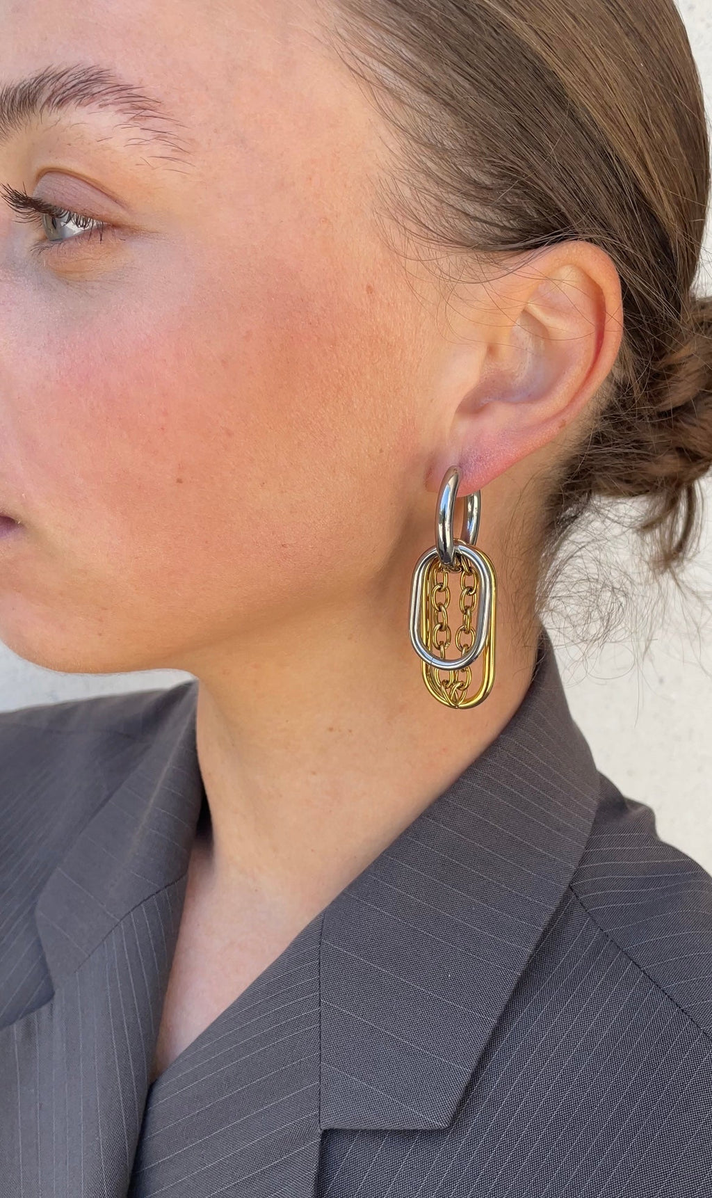 Boucles D'Oreilles Asymmetric Grunge
