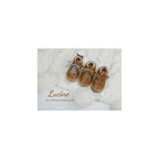 Chaussures Fourrées Souples Max Noeud - Cuir Camel - Fille