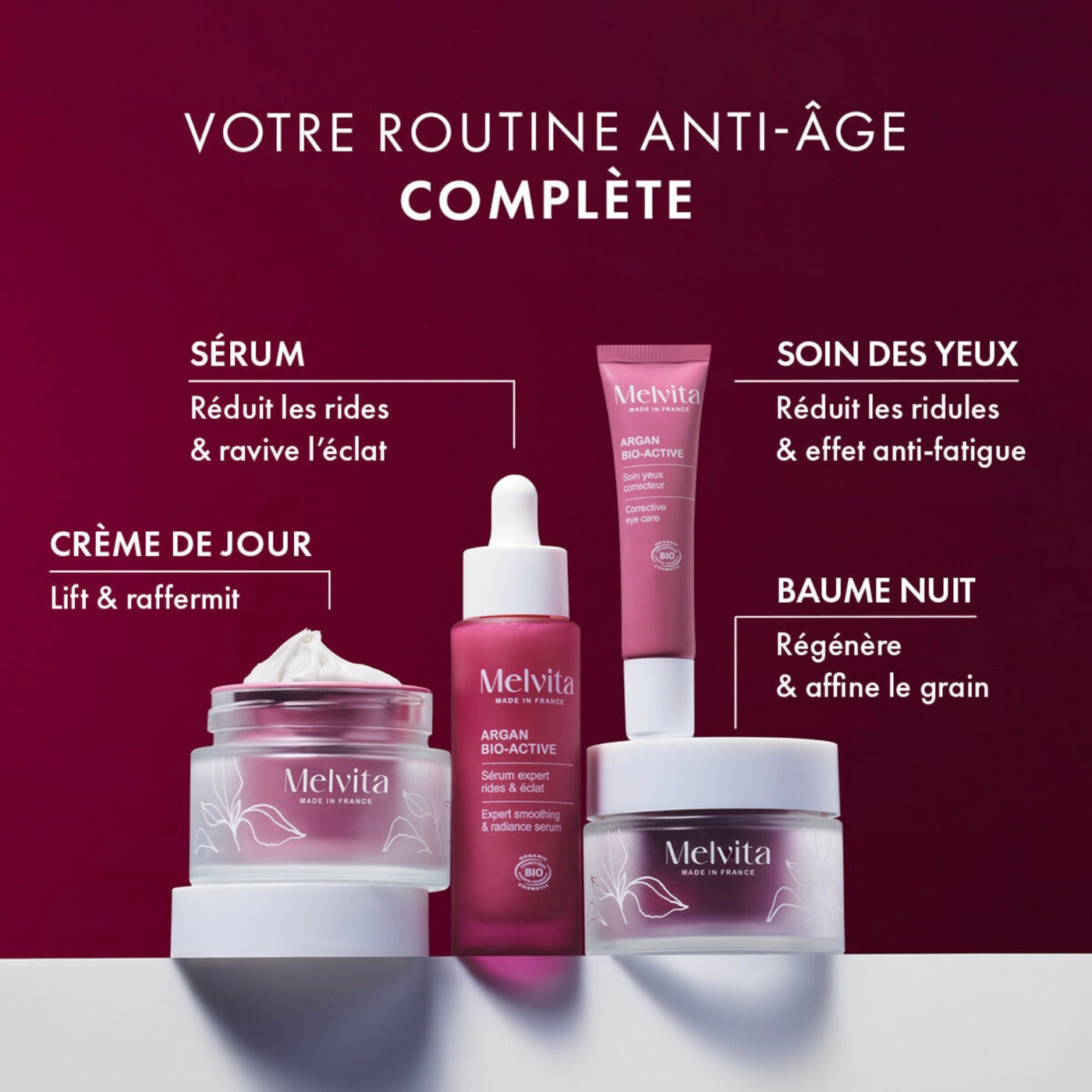 Crème Lift & Fermeté Visage - Argan Bio Active - 50 Ml