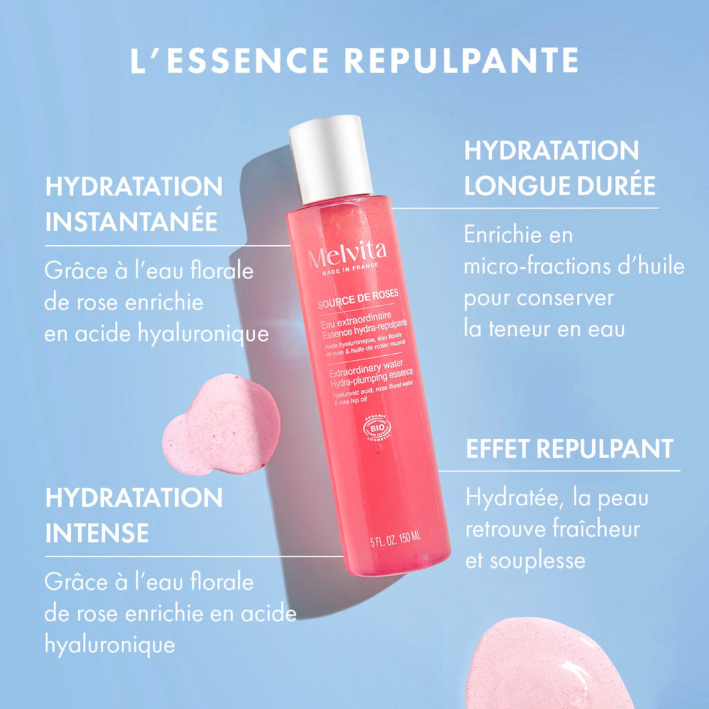 Eau Extraordinaire - Essence Hydra-Repulpante Source De Roses - 150 Ml