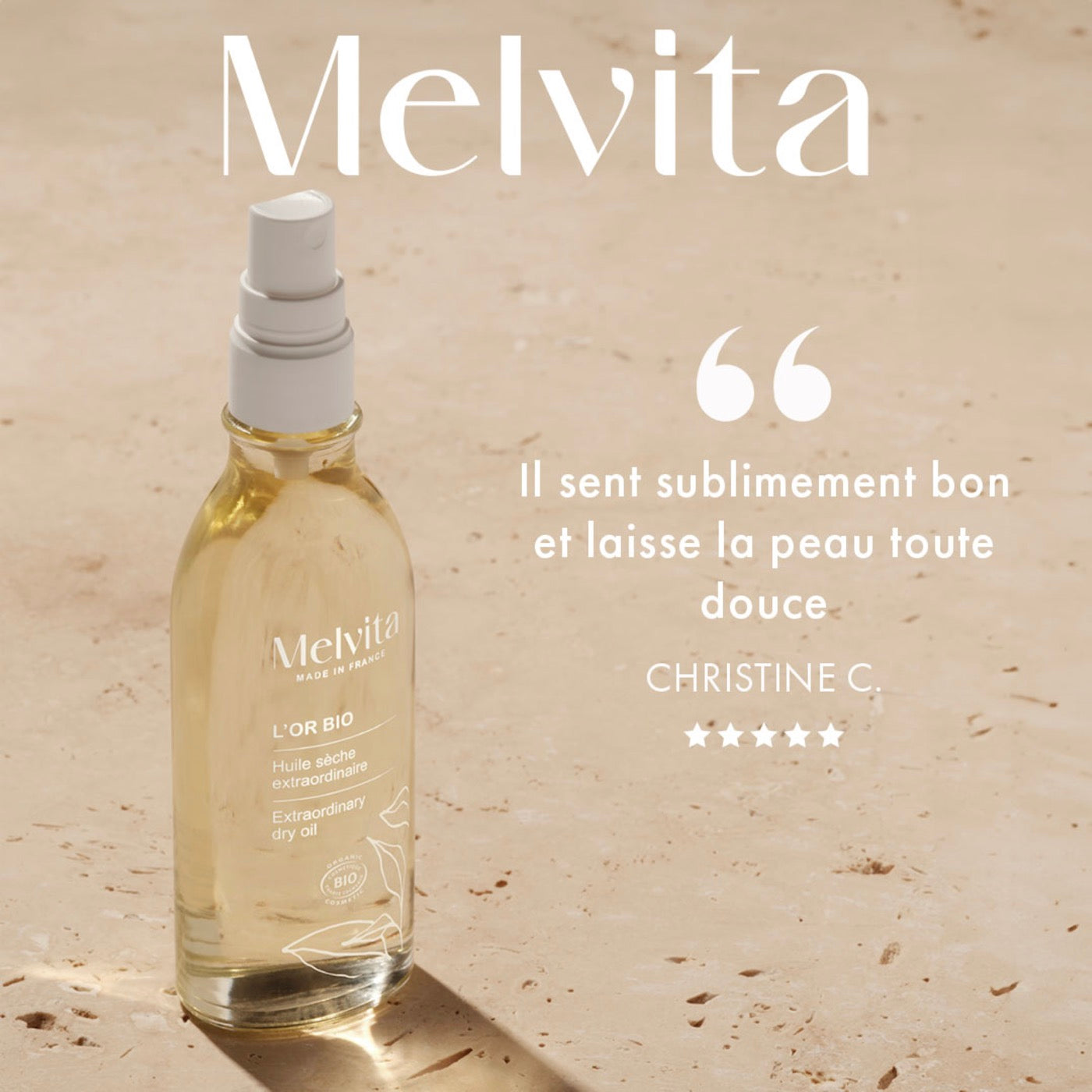 Huile L'Or Bio - 5 Huiles Précieuses - 100 Ml