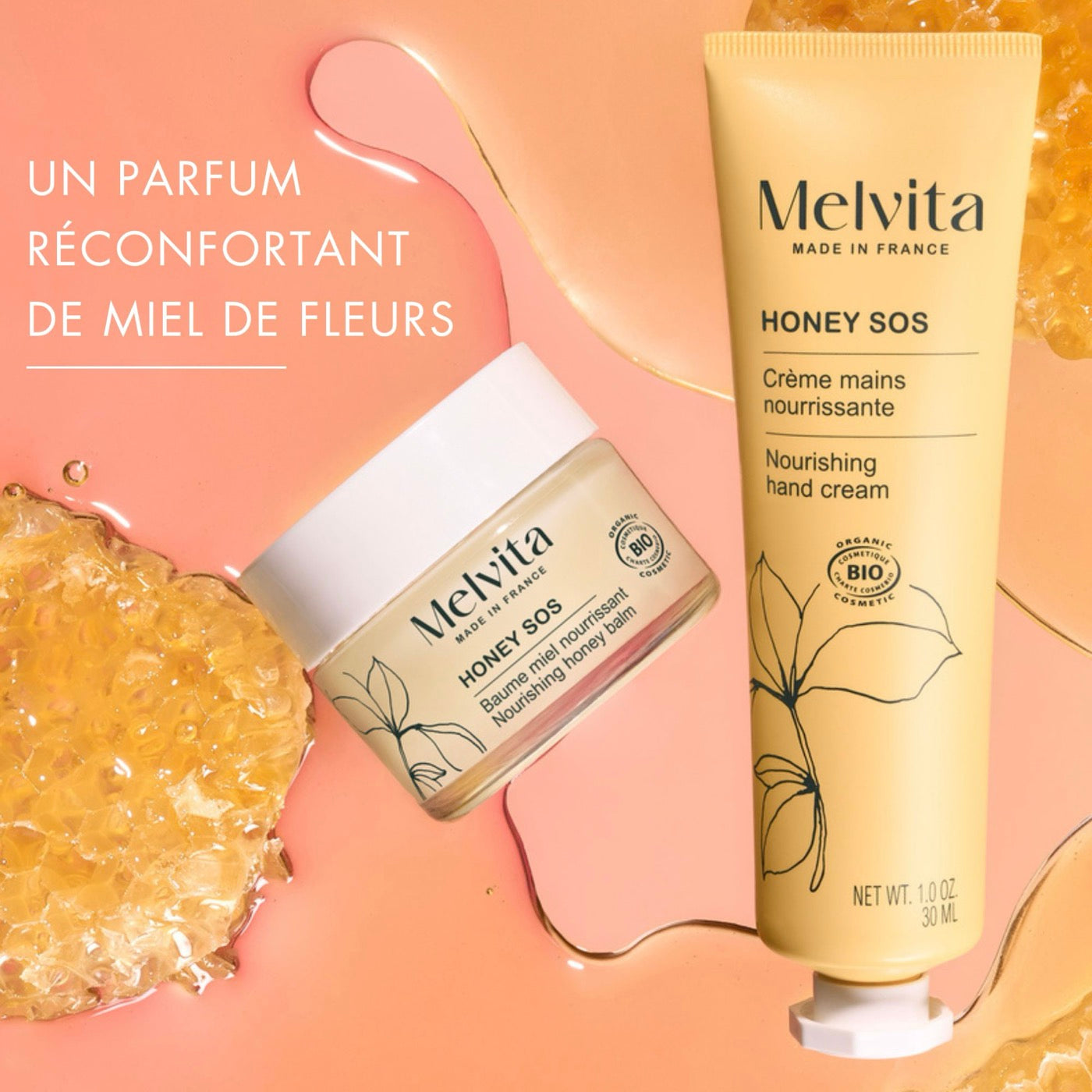 Baume Soin Réparateur Zones Sèches - Parfum Miel - 8G