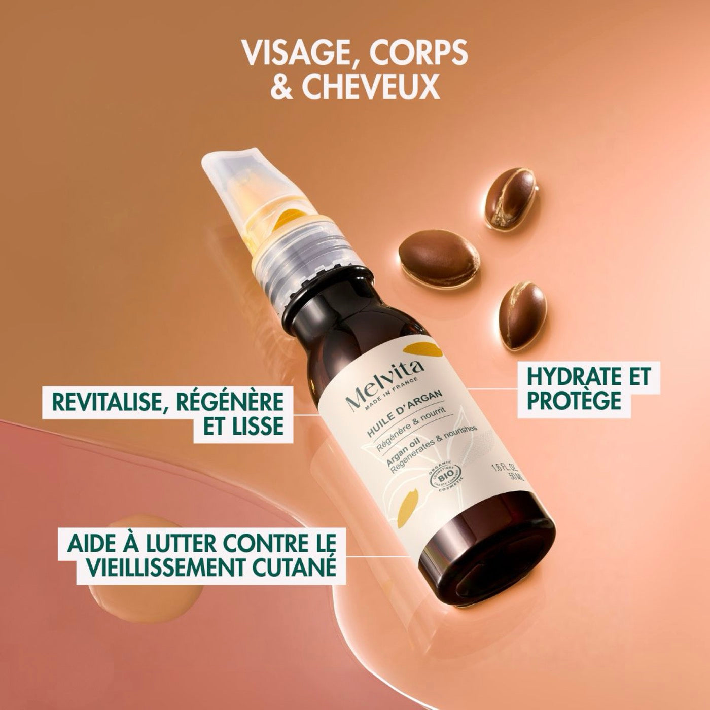 Huile D'Argan - Huiles De Beauté - 50 Ml