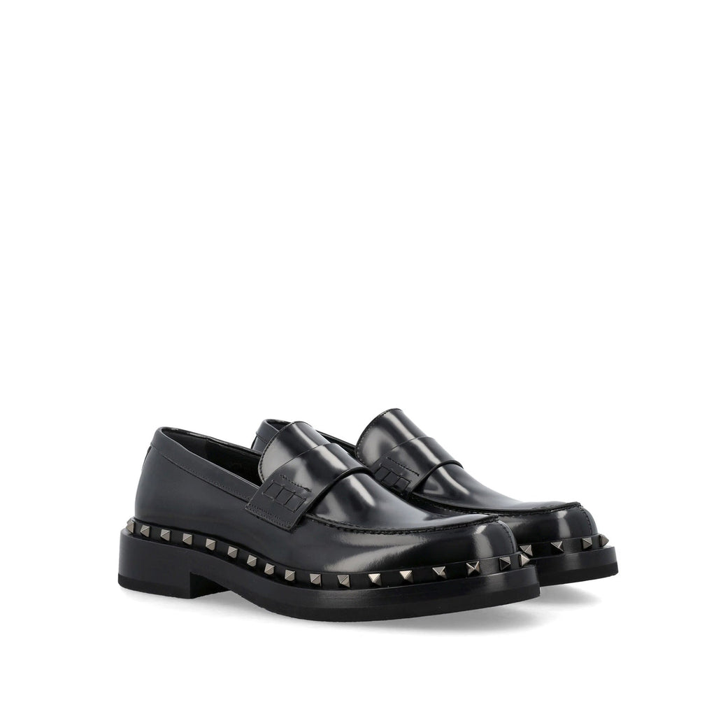Sandales Valentino Garavani Rockstud 35Mm Leather - Black - Femme