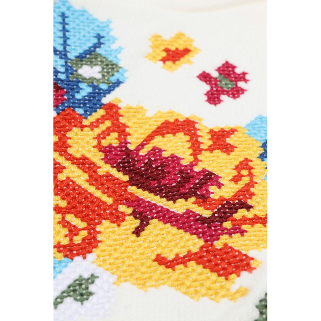Sweat À Capuche Needlepoint - Ecru - Femme