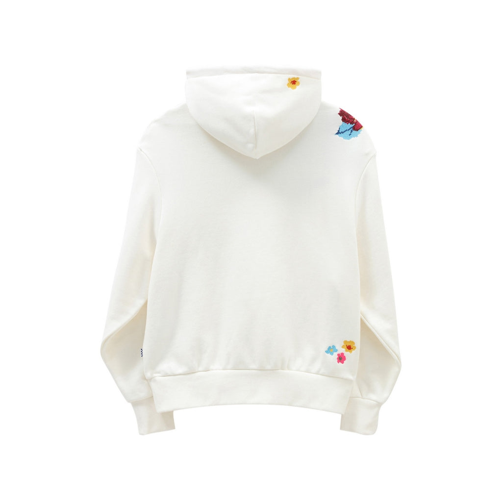 Sweat À Capuche Needlepoint - Ecru - Femme