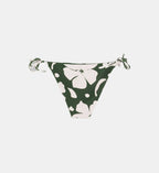 Culotte Bikini Laçage Classique Fleurs - Multicolore