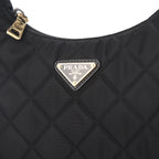 Prada - Sac Bandoulière Re-Nylon Quilted - Femme - Black