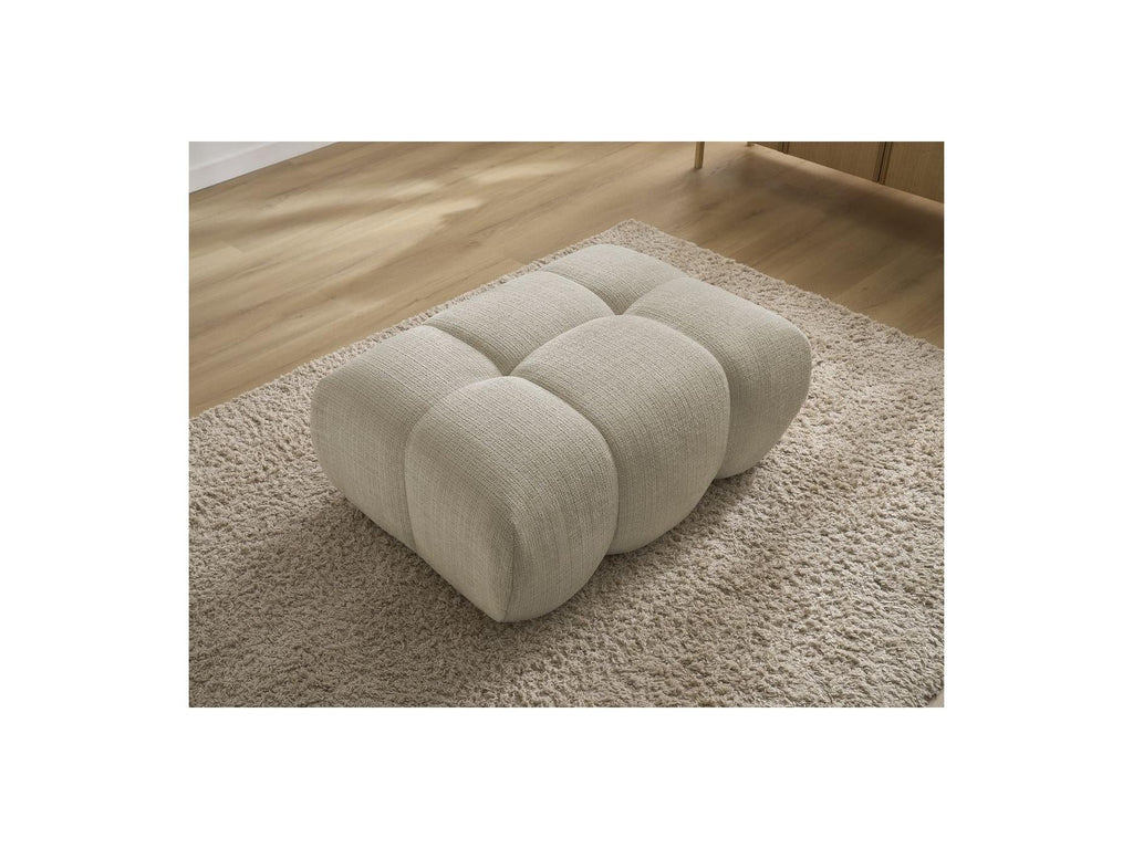 Ivane - Pouf - Tissu Texturé