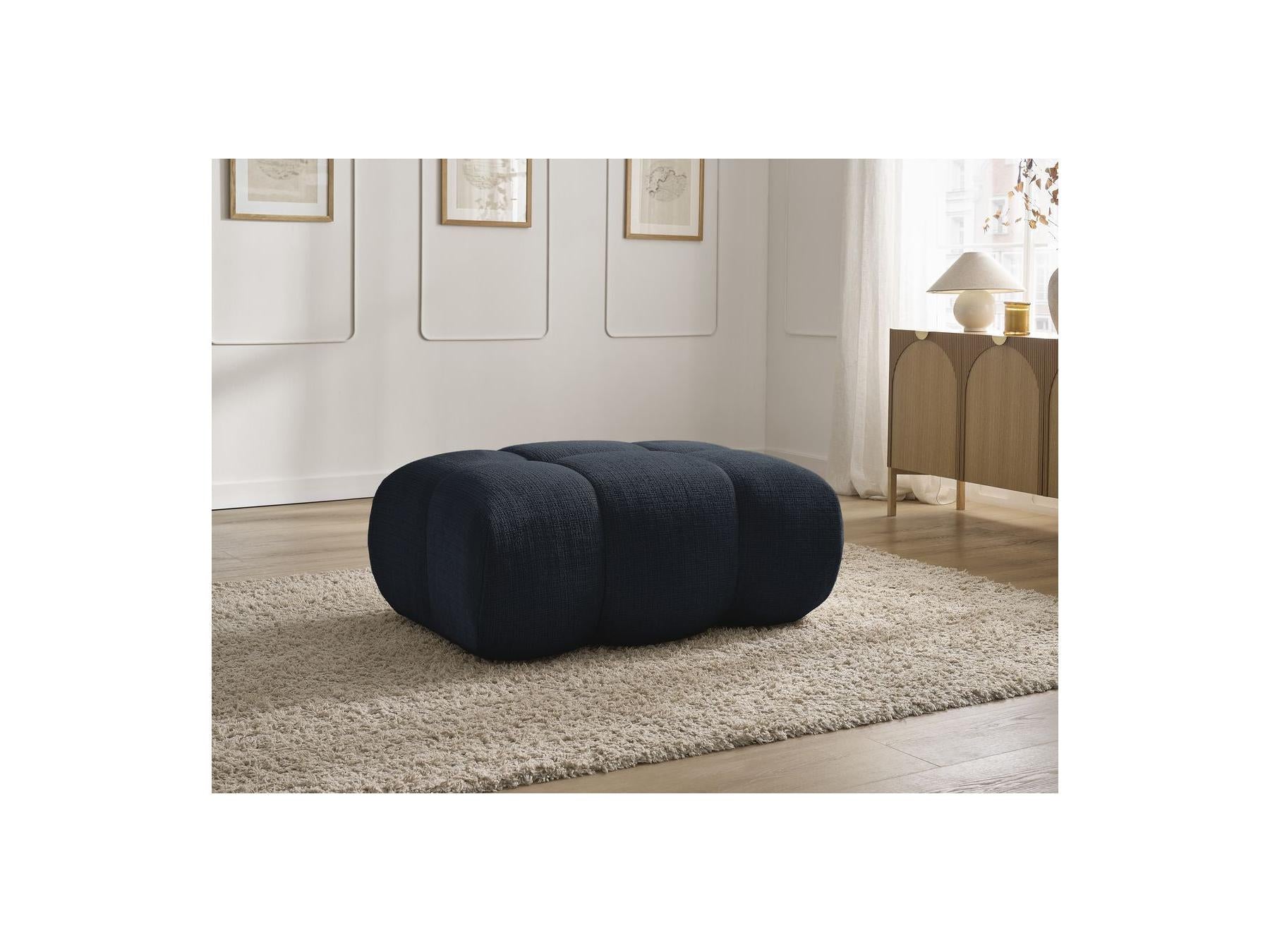 Ivane - Pouf - Tissu Texturé