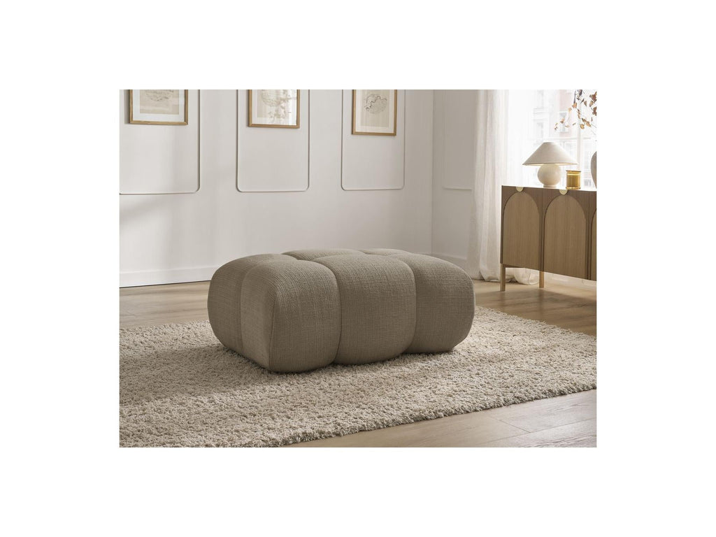 Ivane - Pouf - Tissu Texturé