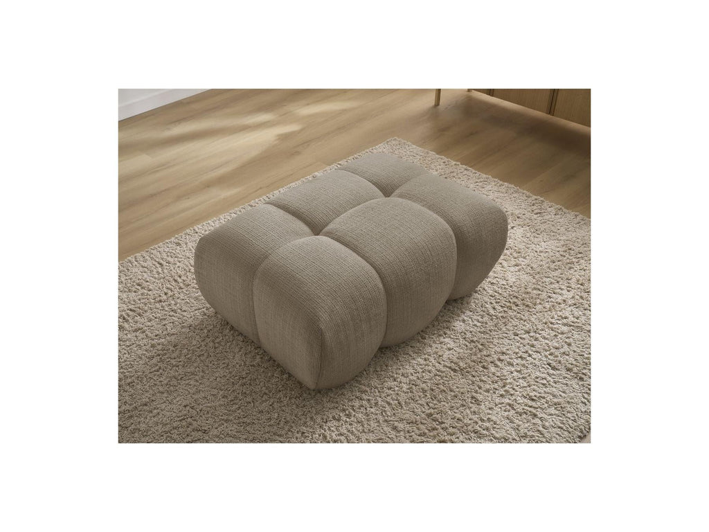 Ivane - Pouf - Tissu Texturé