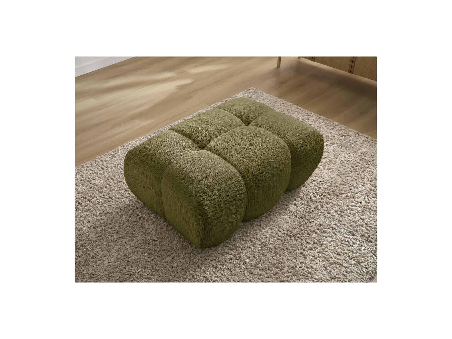 Ivane - Pouf - Tissu Texturé