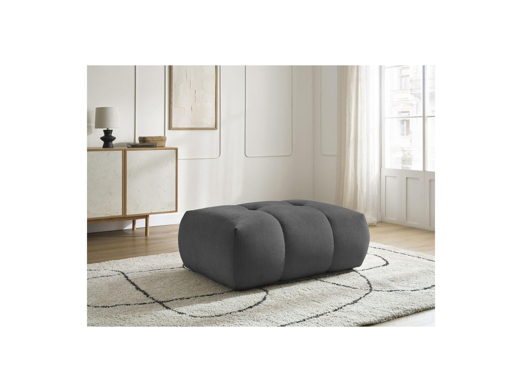 Fuji - Pouf - Tissu Lisse