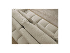 Ivane - Canapé Droit Fixe 3 Places - Tissu Texturé