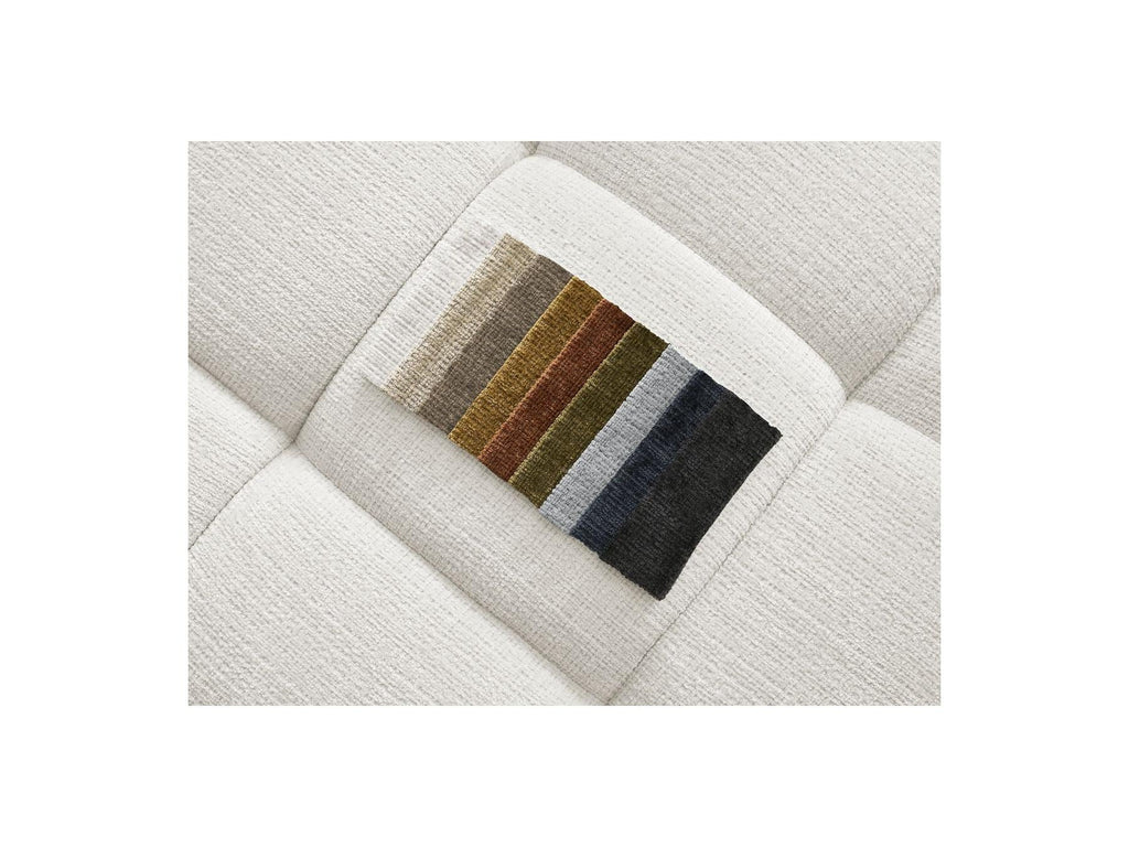 Ivane - Canapé Droit Fixe 3 Places - Tissu Texturé