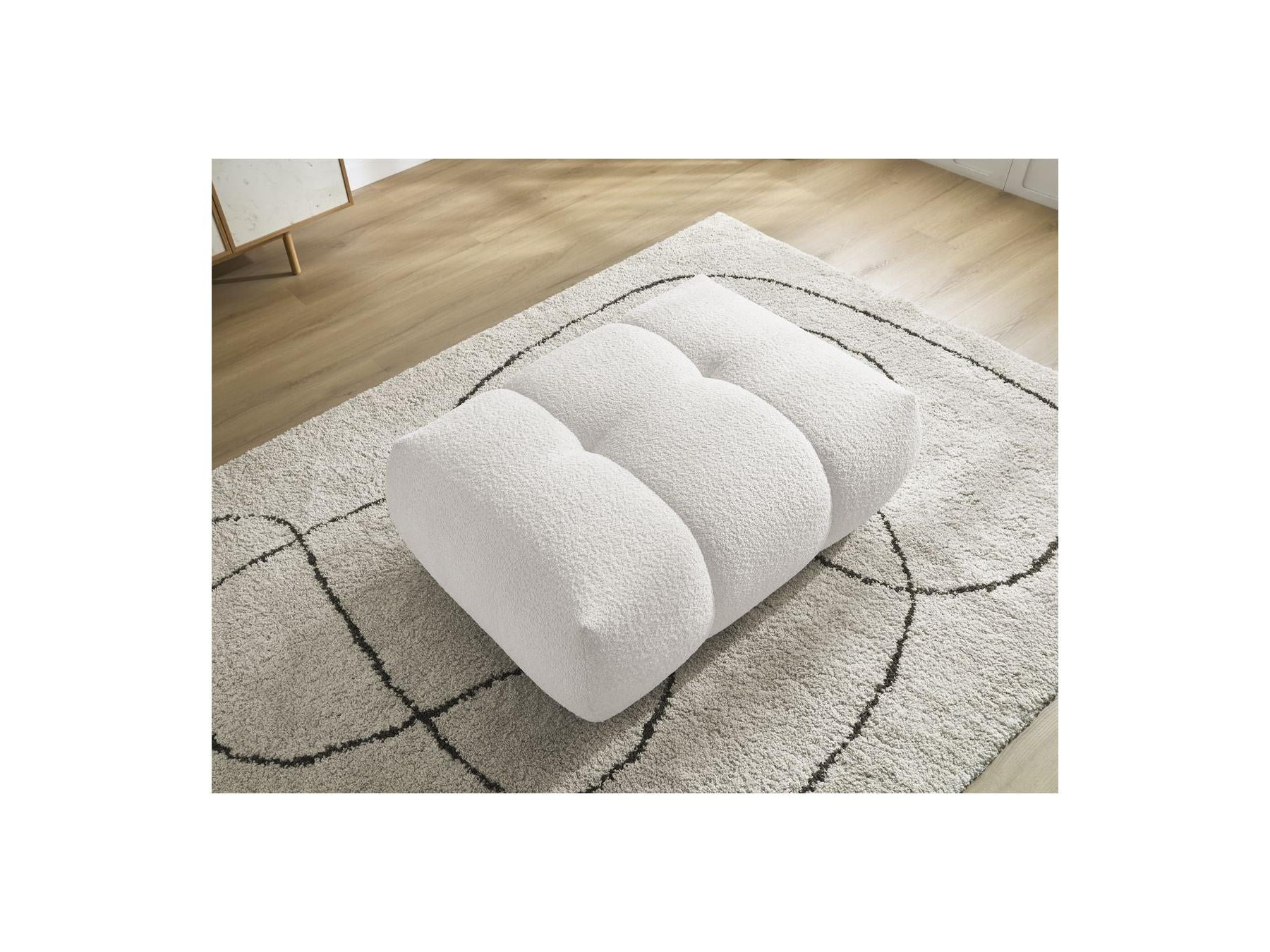 Fuji - Pouf - Tissu Bouclette