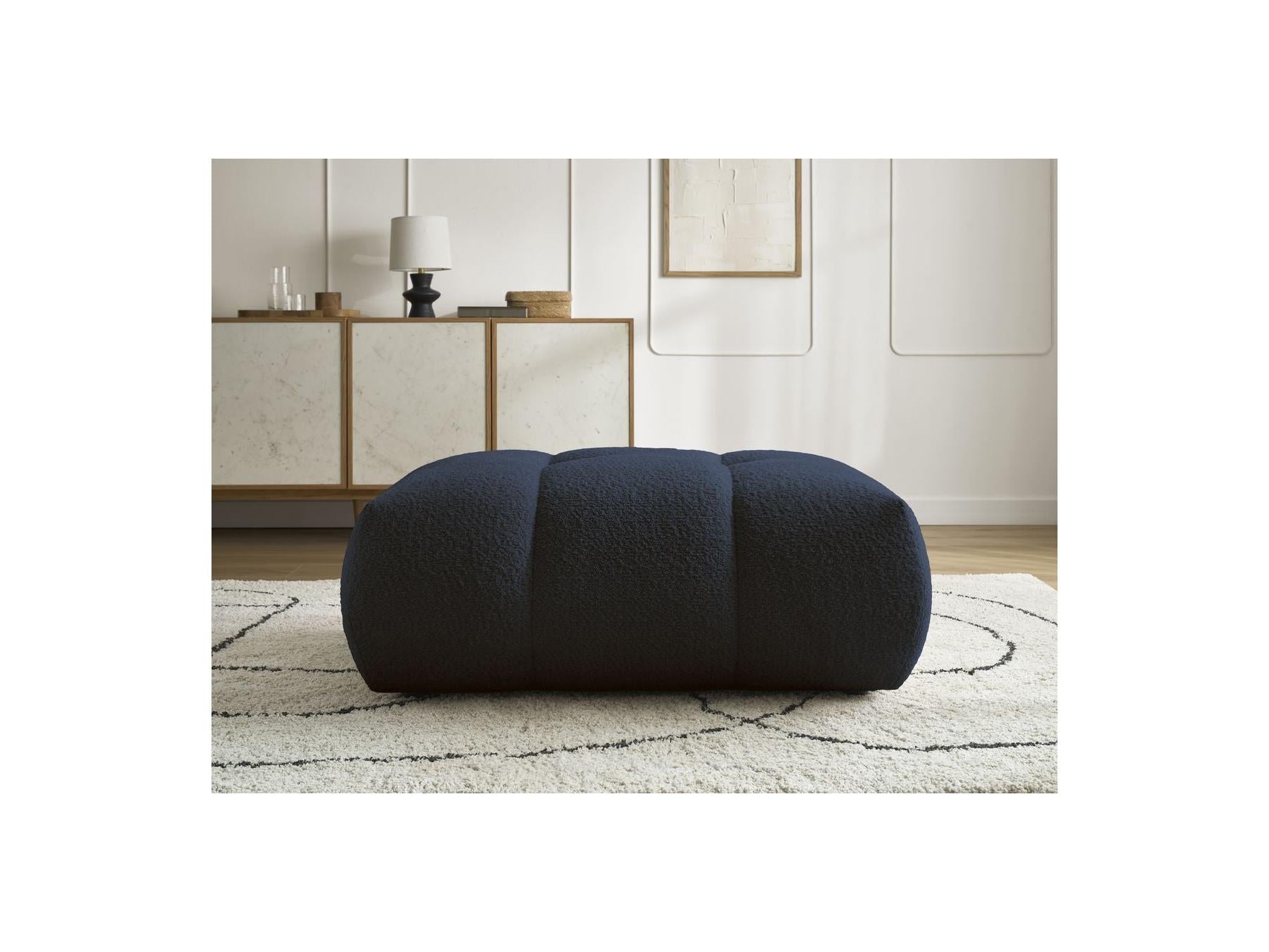 Fuji - Pouf - Tissu Bouclette