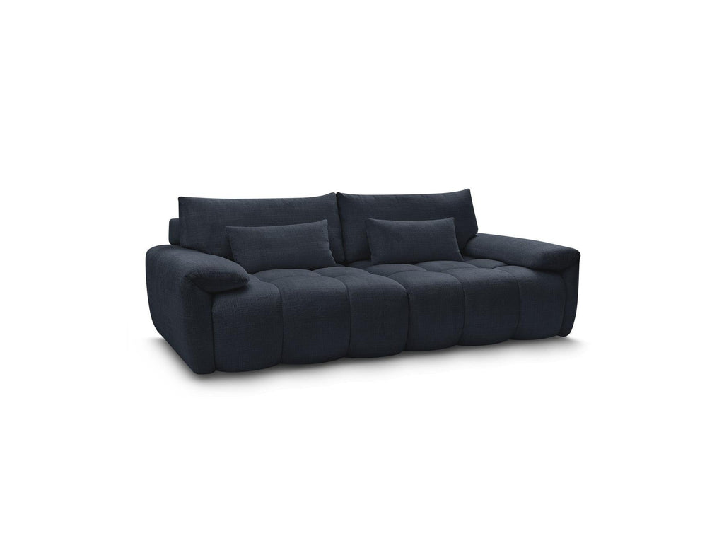 Ivane - Canapé Droit Fixe 3 Places - Tissu Texturé