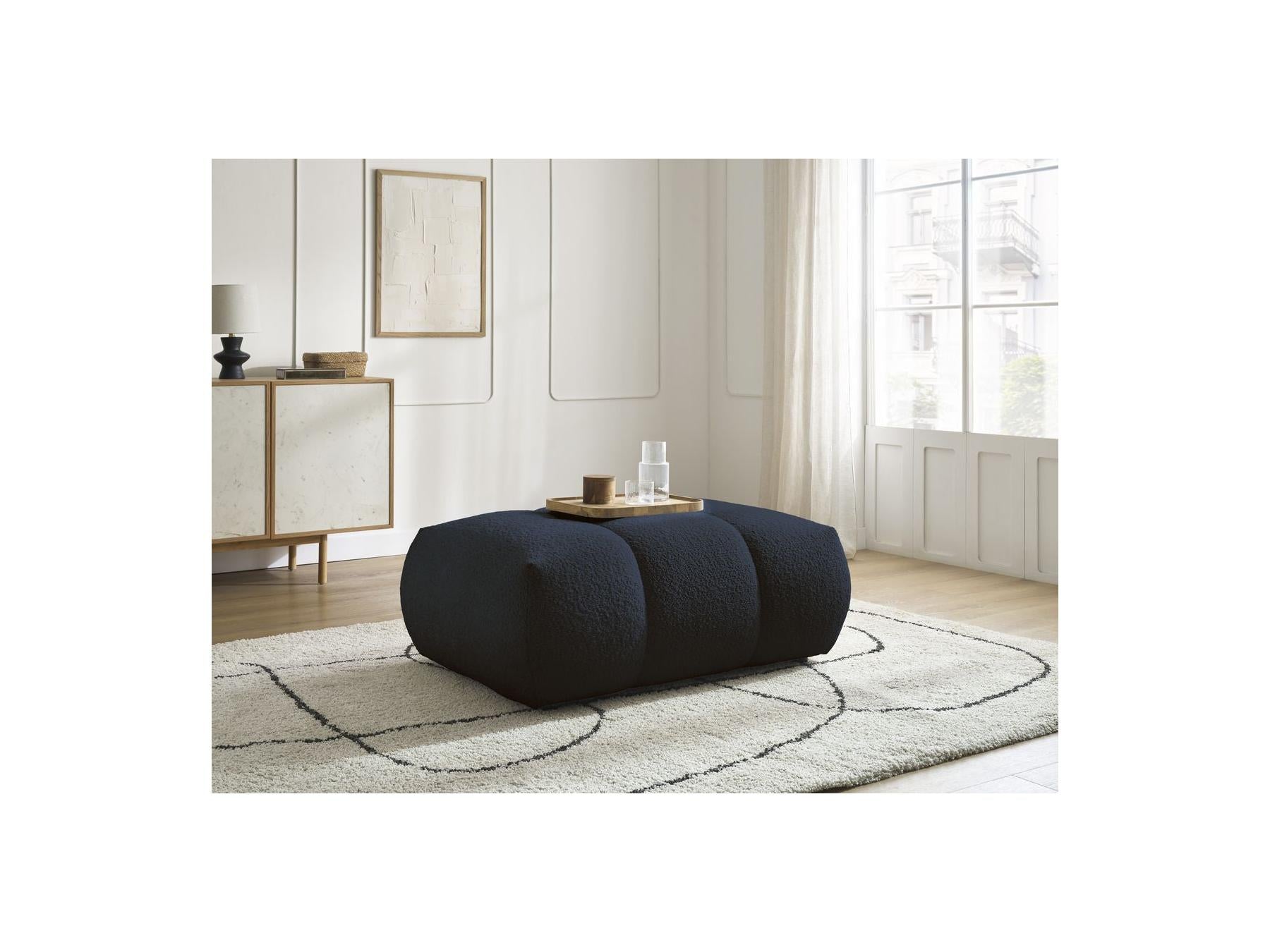 Fuji - Pouf - Tissu Bouclette