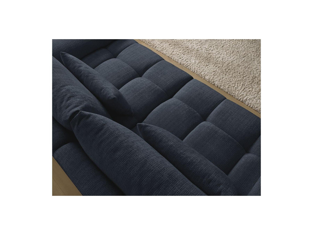 Ivane - Canapé Droit Fixe 3 Places - Tissu Texturé