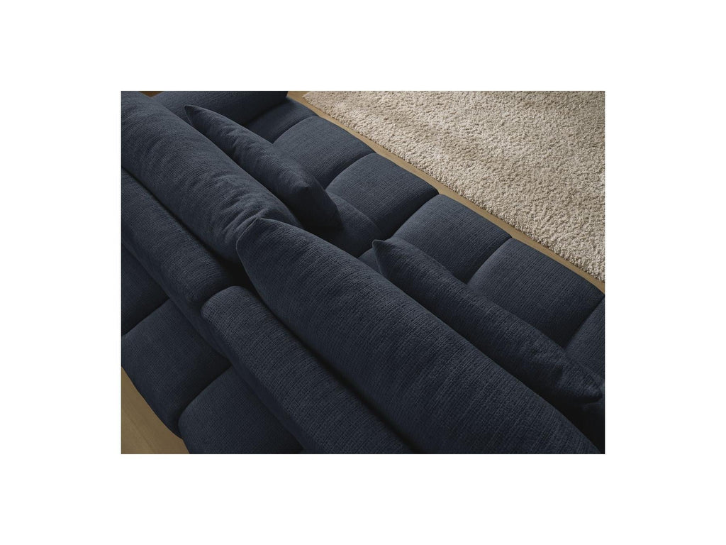 Ivane - Canapé Droit Fixe 3 Places - Tissu Texturé