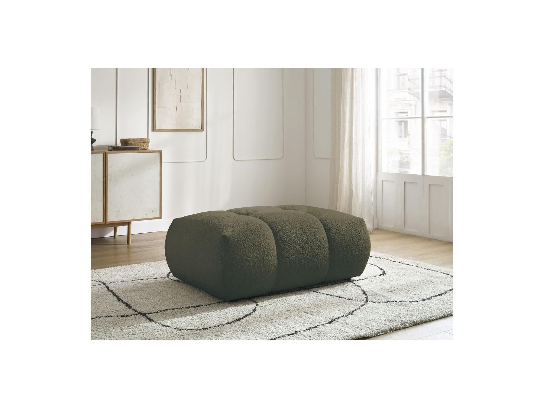 Fuji - Pouf - Tissu Bouclette
