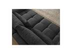 Ivane - Canapé Droit Fixe 3 Places - Tissu Texturé