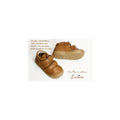 Chaussures Scratchs Souples Max - Cuir Camel - Mixte