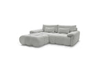 Ivane - Canapé D'Angle Fixe - Tissu Texturé - Angle Gauche