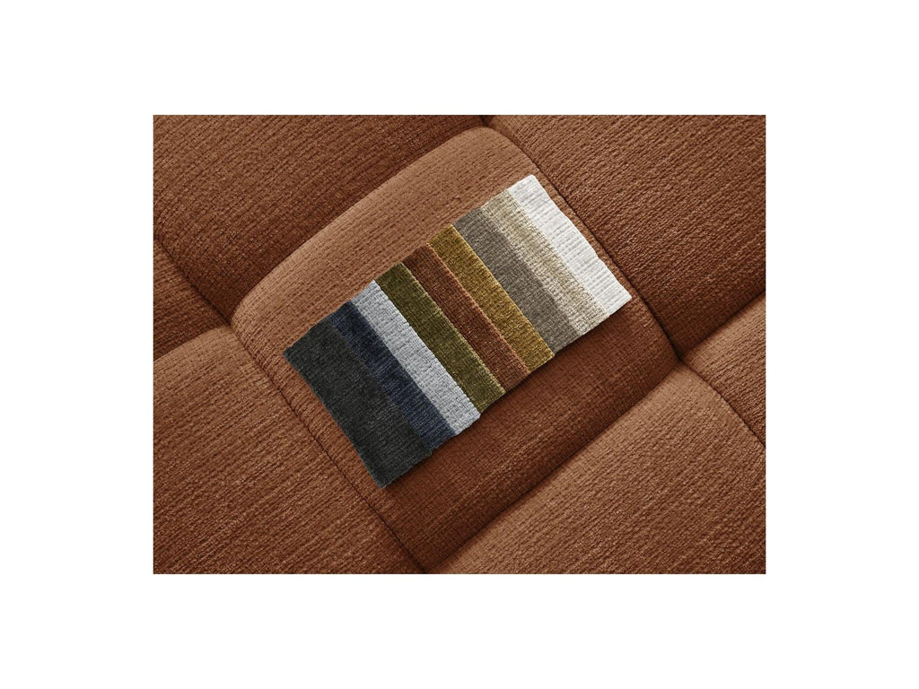 Ivane - Canapé D'Angle Fixe - Tissu Texturé - Angle Gauche